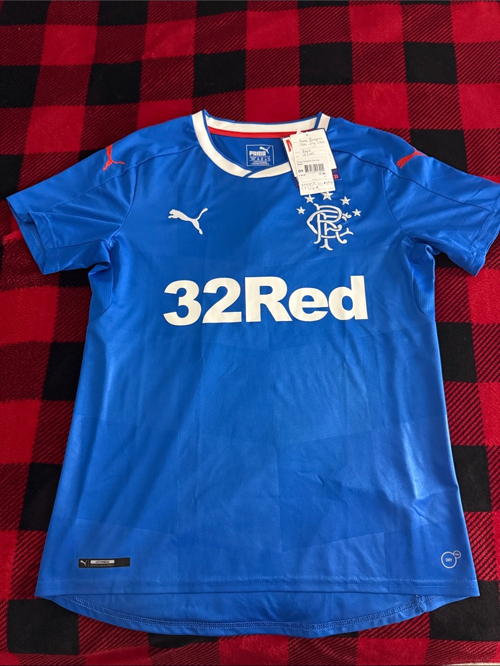 Rangers FC 🏴󠁧󠁢󠁳󠁣󠁴󠁿 2016-18 Puma Home Scottish Premiership Jersey